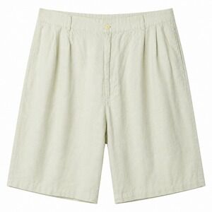 SYLLABLES System Linen Long Length Short Sz 38 (36) Mint Green Lined Summer GUC
